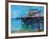 Brighton Pier-Sylvia Paul-Framed Giclee Print