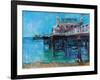 Brighton Pier-Sylvia Paul-Framed Giclee Print