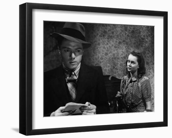 Brighton Rock, Richard Attenborough, Carol Marsh, 1947-null-Framed Photo