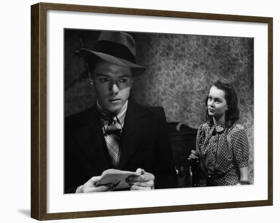 Brighton Rock, Richard Attenborough, Carol Marsh, 1947-null-Framed Photo