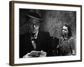 Brighton Rock, Richard Attenborough, Carol Marsh, 1947-null-Framed Photo