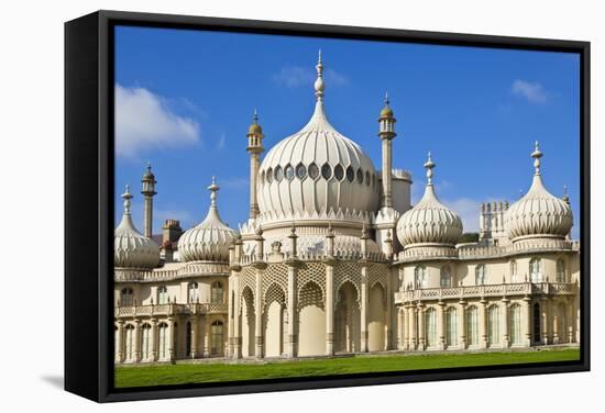 Brighton Royal Pavilion, Brighton, East Sussex, England, United Kingdom, Europe-Neale Clark-Framed Stretched Canvas