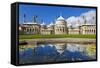 Brighton Royal Pavilion with Reflection, Brighton, East Sussex, England, United Kingdom, Europe-Neale Clark-Framed Stretched Canvas