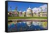 Brighton Royal Pavilion with Reflection, Brighton, East Sussex, England, United Kingdom, Europe-Neale Clark-Framed Stretched Canvas