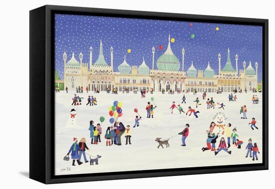 Brighton Royal Pavilion-Judy Joel-Framed Stretched Canvas