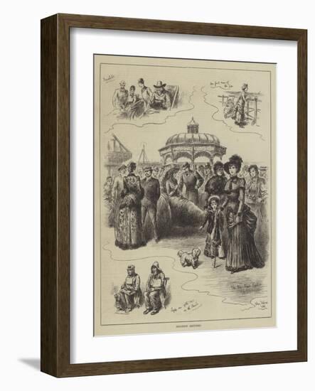 Brighton Sketches-John Jellicoe-Framed Giclee Print