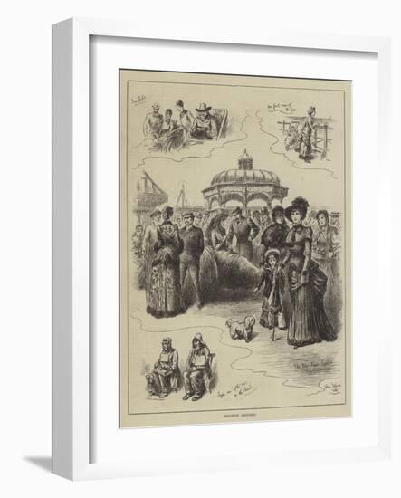 Brighton Sketches-John Jellicoe-Framed Giclee Print