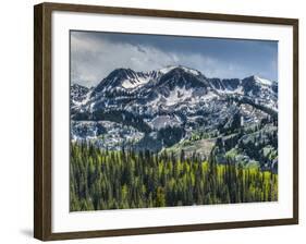 Brighton Ski Resort from Guardsman's Pass Road-Howie Garber-Framed Photographic Print