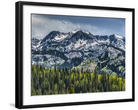 Brighton Ski Resort from Guardsman's Pass Road-Howie Garber-Framed Photographic Print