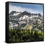 Brighton Ski Resort from Guardsmans Pass Road-Howie Garber-Framed Stretched Canvas