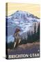 Brighton, Utah - Hiking Scene-Lantern Press-Stretched Canvas