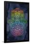 Brigid Ashwood - Rainbow Hamsa-Trends International-Framed Poster