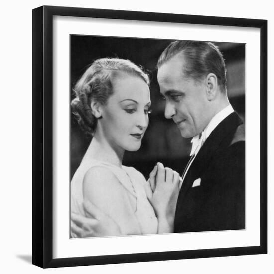 Brigitte Helm and Karl Ludwig Diehl, German Film Actors, 1930S-null-Framed Photographic Print