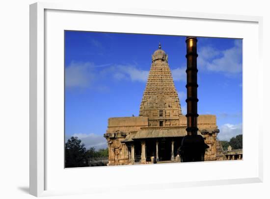 Brihadeeshwara Temple, Thanjavur, Tamil Nadu, India, Asia-Balan Madhavan-Framed Photographic Print