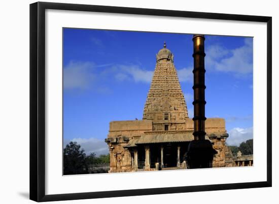 Brihadeeshwara Temple, Thanjavur, Tamil Nadu, India, Asia-Balan Madhavan-Framed Photographic Print