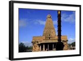 Brihadeeshwara Temple, Thanjavur, Tamil Nadu, India, Asia-Balan Madhavan-Framed Photographic Print