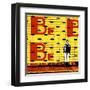 Brikchill: Yellow-Pascal Normand-Framed Art Print