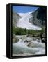 Briksdal Glacier, Sogn and Fjordane, Norway, Scandinavia-G Richardson-Framed Stretched Canvas