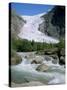 Briksdal Glacier, Sogn and Fjordane, Norway, Scandinavia-G Richardson-Stretched Canvas
