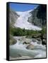 Briksdal Glacier, Sogn and Fjordane, Norway, Scandinavia-G Richardson-Framed Stretched Canvas