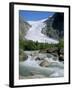 Briksdal Glacier, Sogn and Fjordane, Norway, Scandinavia-G Richardson-Framed Photographic Print