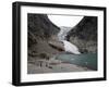 Briksdalsbreen, Jostedalsbreen, Sogn Og Fjordane, Norway, Scandinavia, Europe-Hans Peter Merten-Framed Photographic Print