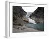 Briksdalsbreen, Jostedalsbreen, Sogn Og Fjordane, Norway, Scandinavia, Europe-Hans Peter Merten-Framed Photographic Print