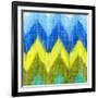 Brilliant Chevron I-Hugo Edwins-Framed Art Print