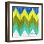 Brilliant Chevron II-Hugo Edwins-Framed Art Print