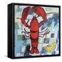 Brilliant Maine Lobster IV-Erin McGee Ferrell-Framed Stretched Canvas