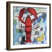 Brilliant Maine Lobster IV-Erin McGee Ferrell-Framed Art Print