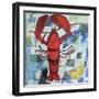 Brilliant Maine Lobster IV-Erin McGee Ferrell-Framed Art Print