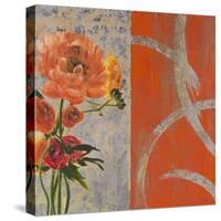 Brilliant Peonies I-Liz Jardine-Stretched Canvas