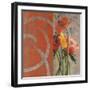 Brilliant Peonies II-Liz Jardine-Framed Art Print