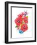 Brilliant Poppies I-Laura Marr-Framed Art Print