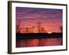 Brilliant Sunset Reflects into the Calamus River in Loup County, Nebraska, USA-Chuck Haney-Framed Photographic Print