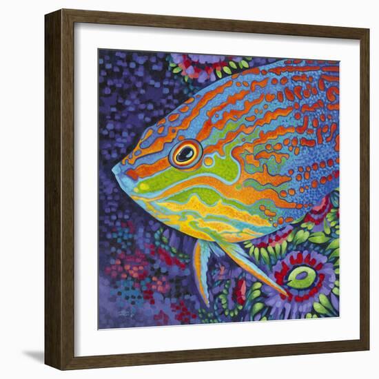 Brilliant Tropical Fish I-Carolee Vitaletti-Framed Art Print