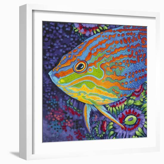 Brilliant Tropical Fish I-Carolee Vitaletti-Framed Art Print