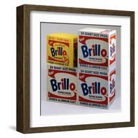 Brillo Boxes, 1963-1964-Andy Warhol-Framed Art Print