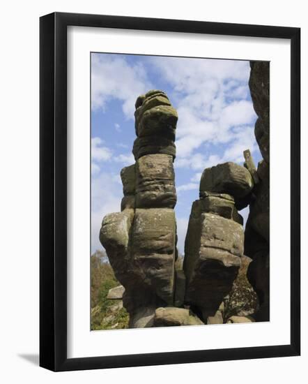 Brimham Rocks, Brimham Moor, Near Ripon, North Yorkshire, England, United Kingdom, Europe-James Emmerson-Framed Photographic Print