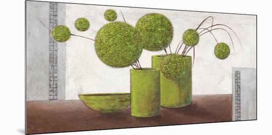 Brimming Green Balloons-Karsten Kirchner-Mounted Art Print