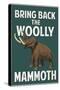 Bring Back the Woolly Mammoth-null-Stretched Canvas