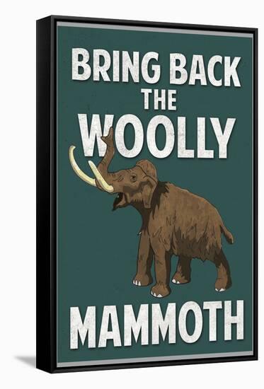 Bring Back the Woolly Mammoth-null-Framed Stretched Canvas