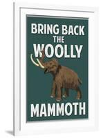 Bring Back the Woolly Mammoth-null-Framed Art Print