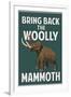 Bring Back the Woolly Mammoth-null-Framed Art Print