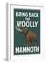 Bring Back the Woolly Mammoth-null-Framed Art Print