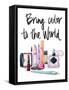 Bring Color to the World-Gina Ritter-Framed Stretched Canvas