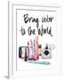 Bring Color to the World-Gina Ritter-Framed Art Print