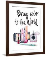 Bring Color to the World-Gina Ritter-Framed Art Print