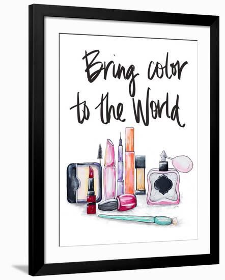 Bring Color to the World-Gina Ritter-Framed Art Print